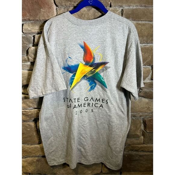 Vintage Y2K 2005 US State Games Tshirt - Picture 1 of 5